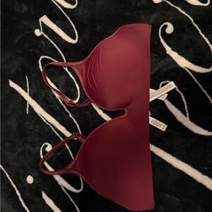 Victoria's Secret lightly lined wireless bra - Burgundy